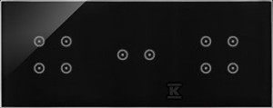 Panel dotykowy S54 Touch, 3 moduły, 4 pola dotykowe +