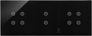 Panel dotykowy S54 Touch, 3 moduły, 4 pola dotykowe +