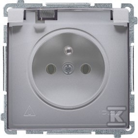 Gniazdo wtyczkowe z uziemieniem, bryzgoszczelne IP44 (moduł) 16A, 250V~, zaciski