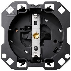 Gniazdo z uziemieniem Schuko (mechanizm, bez ramki montażowej) 16A, 250V~,