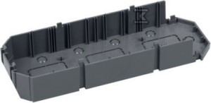 Dolna osłona ramki osprzętowej, szary, CONNECT    FBA450/1