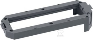 Ramka osprzętowa na 2x SIMON 500 (100x50mm), szary, CONNECT o