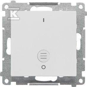 Łącznik dwubiegunowy z podświetleniem LED (moduł) 10 AX, 250 V~,