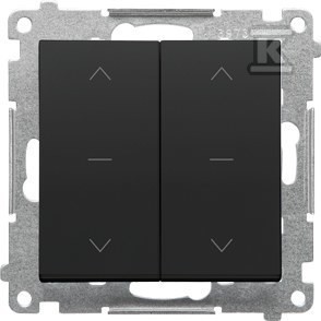 Łącznik roletowy podwójny trójpozycyjny 1-0-2 (moduł) 10 A, 250 V~,