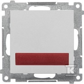 Sygnalizator świetlny LED – światło czerwone (moduł) 230 V~: Aluminium
