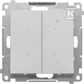 Ściemniacz do pasków RGBW, sterowany smartfonem (moduł): Aluminium mat, SIMON55