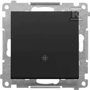 Łącznik krzyżowy (moduł) 10 AX, 250 V~, szybkozłącza: Czarny mat,