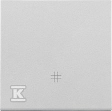 Klawisz pojedynczy z piktogramem krzyżowym do: SW7M: Aluminium mat, SIMON55