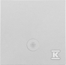 Klawisz pojedynczy z oczkiem z piktogramem krzyżowym do: SW7M: Aluminium