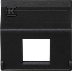 Płytka K45 1-krotna RJ bez osłon skośna, do adapterów MD,