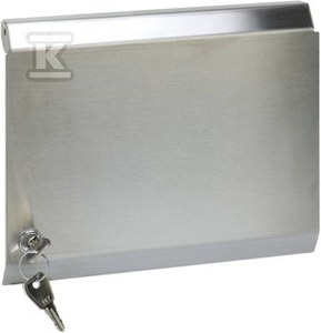 Pokrywa z zamkiem do obudów podtynkowych i natynkowych S500 METAL