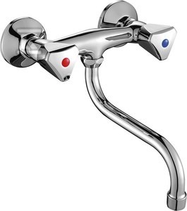 Bateria zlewozmywakowa NORM ścienna   &nbsp;BQN_080D