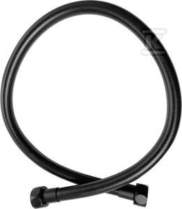 Wąż natryskowy CENTO PVC, 700mm, czarny   &nbsp;CRC_7PTD