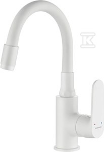 Bateria umywalkowa DIMA stojąca z elastyczną wylewką