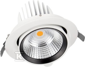 Reflektor Obrotowy Vario Dn170 35W/4000K 24Deg Wt Ledv
