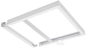 Ramka o wysokości 75mm do montażu powierzchniowego panelu LED 625