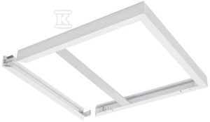 Ramka o wysokości 75mm do montażu powierzchniowego panelu LED 600