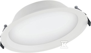 Downlight LED Aluminiowy DALI DN200 25W 4000K IP44/IP20 podtynkowy okrągły