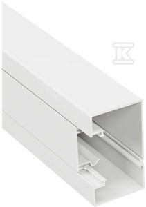 Listwa kablowa KIO45 85X50 biała z PCV,długość 2 m o