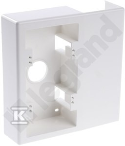 Puszka przylistwowa podwójna 60X40    330119