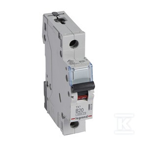 Wyłącznik nadprądowy S 301 1P B 20A 6000A TX3 o