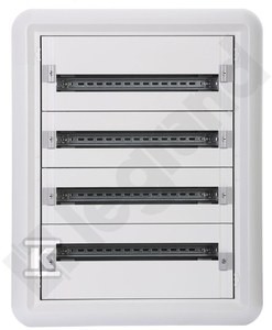 Rozdzielnica podtynkowa XL3 160 izolowana 4x24 modułowa (96 modułowa) -