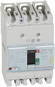 Wyłącznik mocy z wyzwalaczem termiczno-magnetycznym DPX3 160 3P 63A 16KA