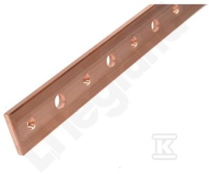 Szyna zasilająca 25x5mm, długość 1750mm    037418 w
