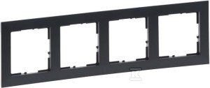 Ramka - 4x, CIEMNOSZARY SUNO    721554 w