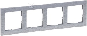Ramka - 4x, ALUMINIUM SUNO    721564 w