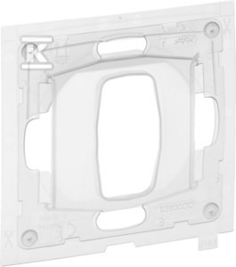 Zestaw IP44 do łączników pojedynczych, BIAŁY SUNO