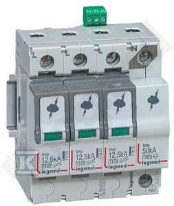 Ogranicznik przepięć T1+T2 12,5/60 3P+N    412277 w