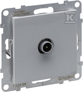 Gniazdo TV - końcowe - 45778 dB, ALUMINIUM SUNO o