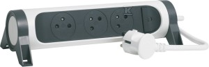 Przedłużacz PREMIUM, obrotowy, 3x2P+Z, z przewodem 45778 metra 3x1.0 mm2