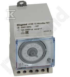 PA 352 Programator czasowy analogowy,230V, 50Hz, 1 styk zwierny, o