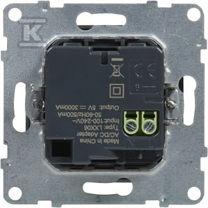 Gniazdo USB typ C + C - 5 V -