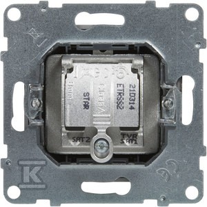 Gniazdo TV-R-2xSAT - końcowe - 45778 dB, ALUMINIUM SUNO o