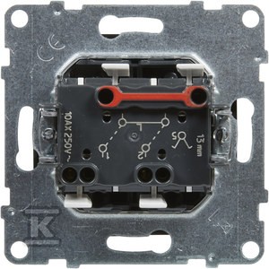 Łącznik świecznikowy - 10 AX - 250 V~ - zaciski