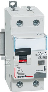 Wyłącznik różnicowo-nadprądowy P312 2P C 16A 30MA TYP AC DX3