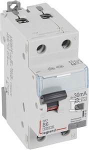 Wyłącznik różnicowo-nadprądowy P312 2P B 6A 30MA TYP AC DX3