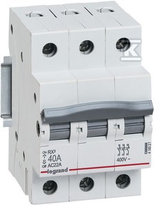 Rozłącznik izolacyjny RX3 40A 3P    419327 w