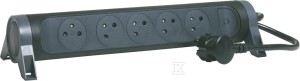 Przedłużacz PREMIUM, obrotowy, 5x2P+Z, z przewodem 45778 metra 3x1.0 mm2