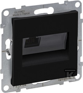 Gniazdo RJ45/kat 6A UTP, CZARNY SUNO    721454