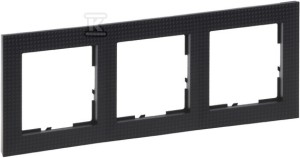 Ramka - 3x, CZERŃ WZORZYSTA SUNO    721573
