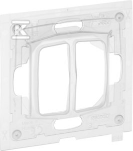 Zestaw IP44 do łączników podwójnych, BIAŁY SUNO