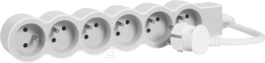 Przedłużacz STANDARD 6x2P+Z, z przewodem 45778 metra 3x1.0 mm2 -