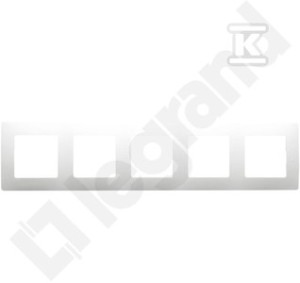 Ramka 5-krotne biały Niloe    665005