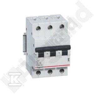 Wyłącznik nadprądowy RX3 3P B 16A 6000A