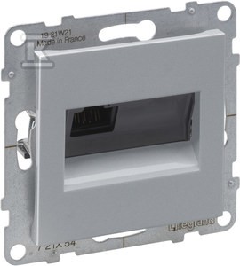 Gniazdo RJ45/kat 6A UTP, ALUMINIUM SUNO    721354