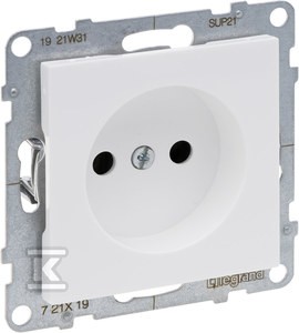 Gniazdo 2P z przesłoną - 16 A - 250 V~